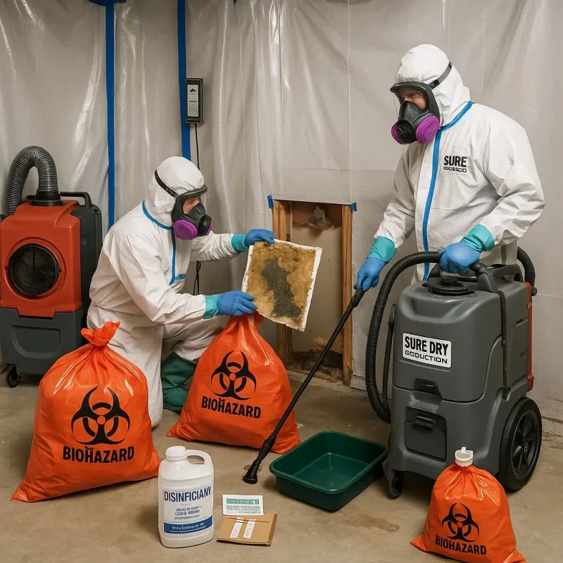 Contaminated Water Handling Protocols process in Holly Lake Ranch, TX