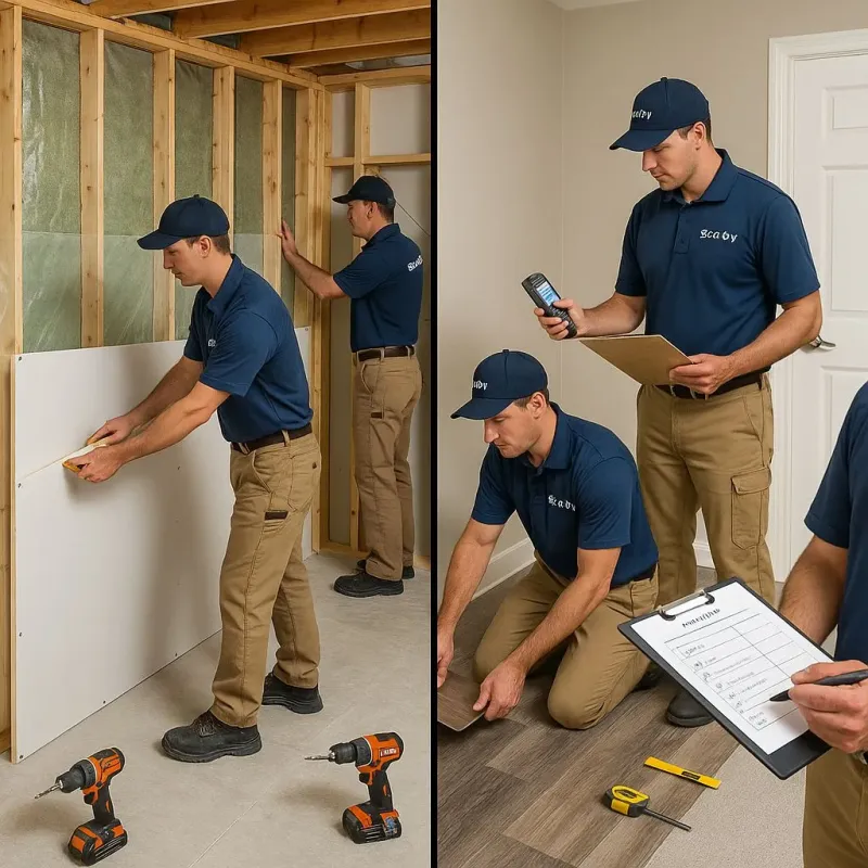 Repairs and Reconstruction process in Holly Lake Ranch, TX