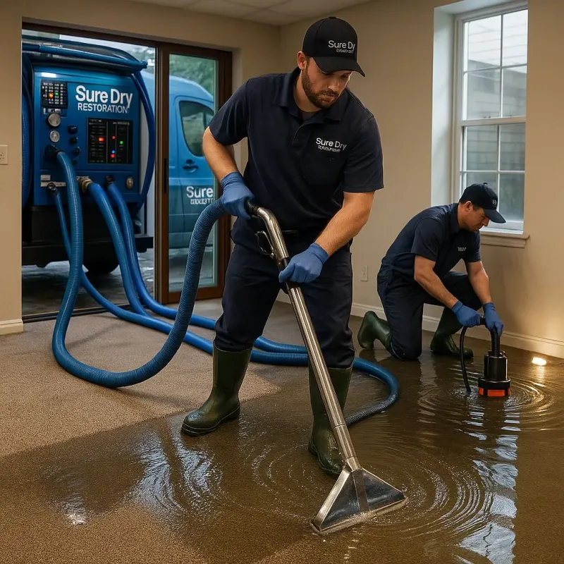 Water Extraction and Removal process in Holly Lake Ranch, TX